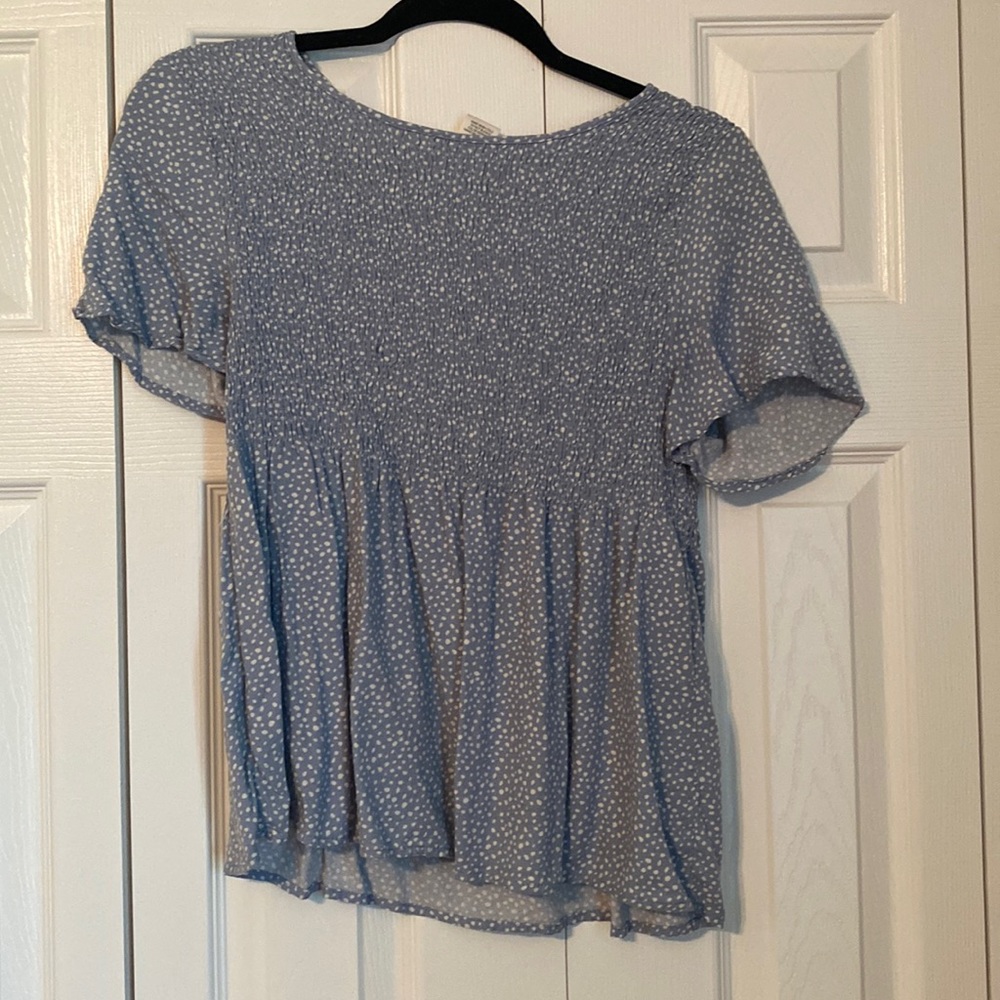 Polka dot blouse